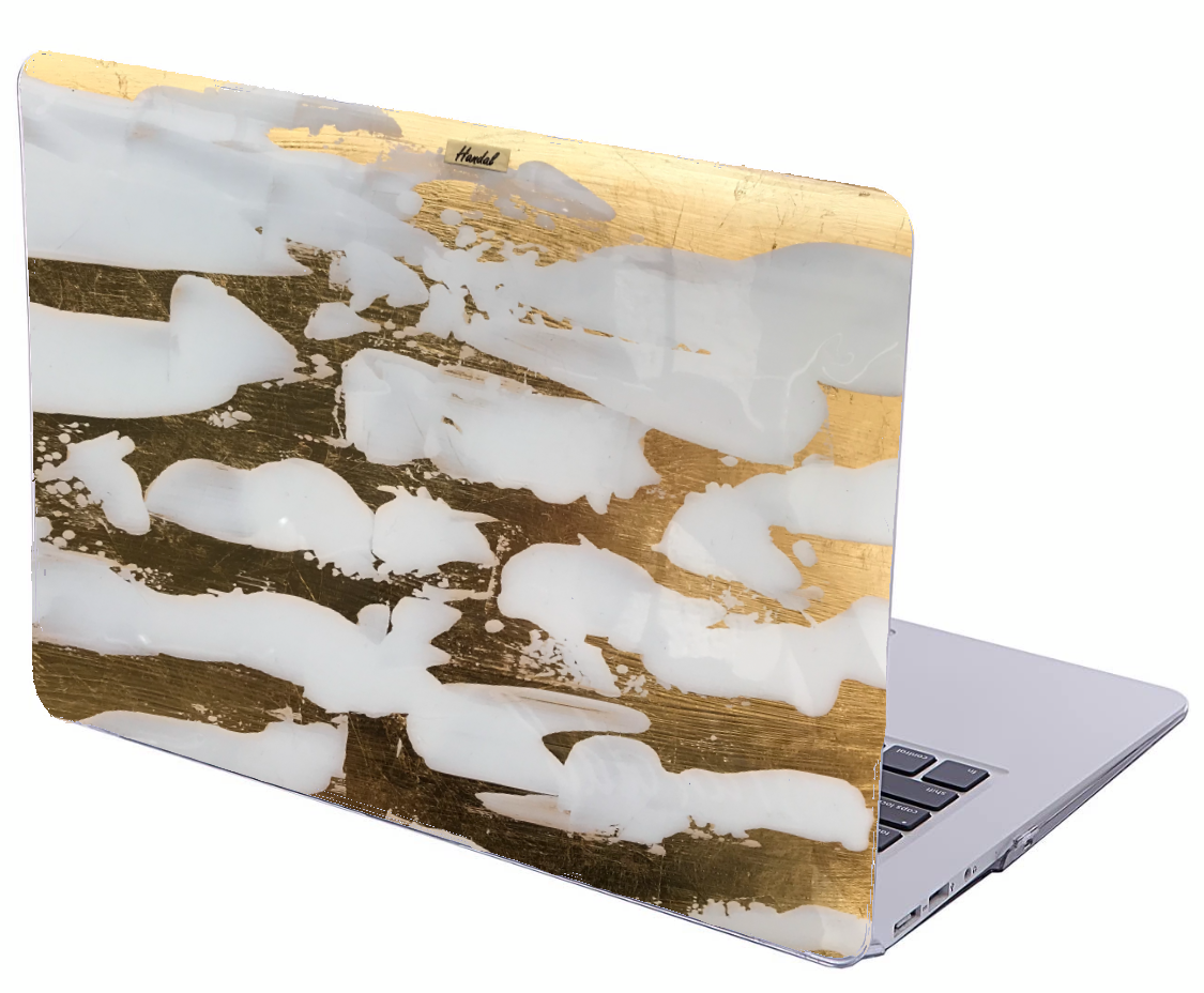 Gold marble sales macbook air case